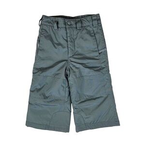 EUC Columbia Vertex 2T Insulated Warm Snowpants Gray Elastic Waist Ski Pants